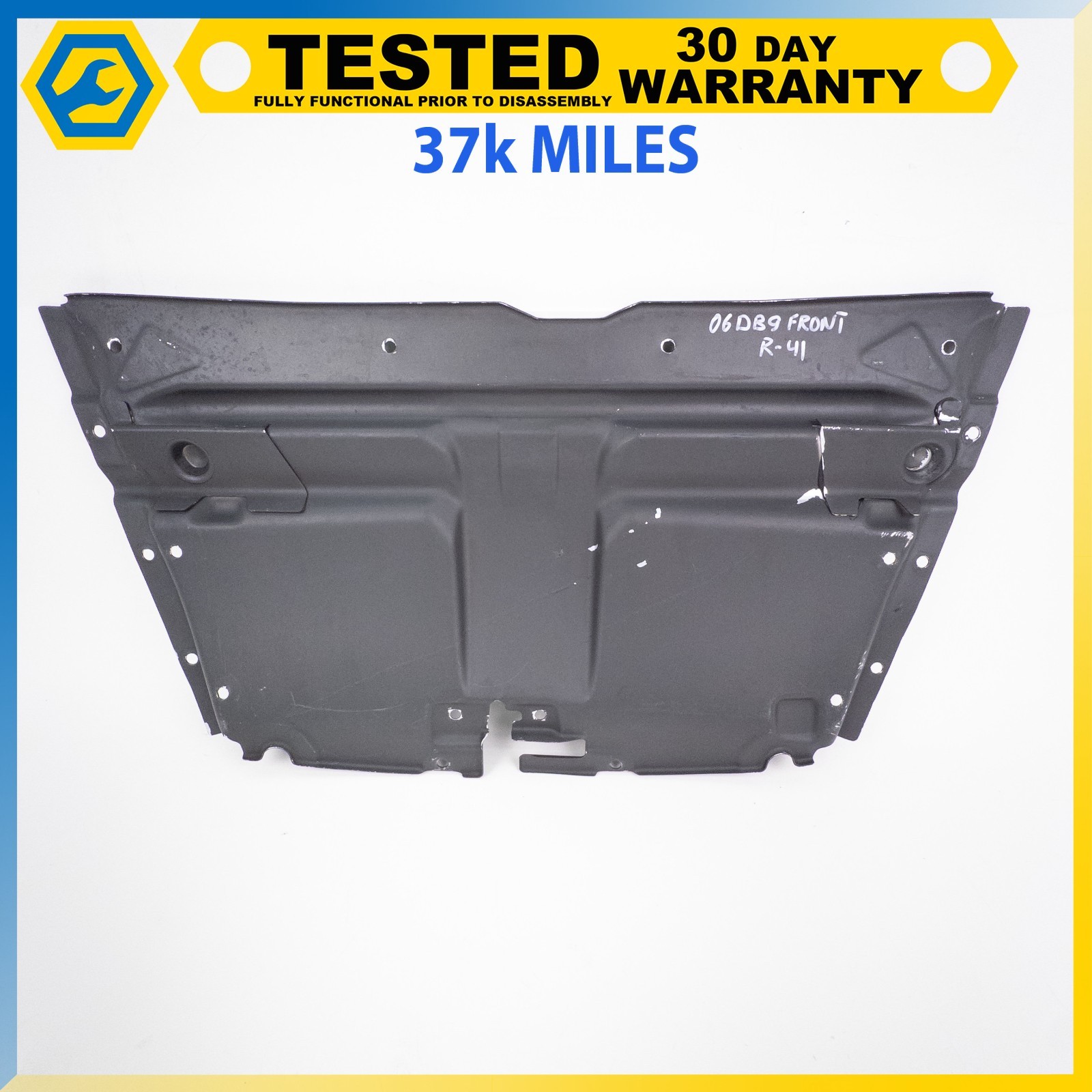05-12 ASTON MARTIN DB9 RADIATOR COVER BAFFLE SIGHT SHIELD TRIM COVER PANEL OEM