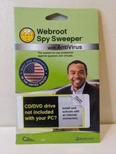 Webroot Spy Sweeper w-AntiVirus, Windows XP, Vista 2003-2008 Pkgd w/eMachine PC
