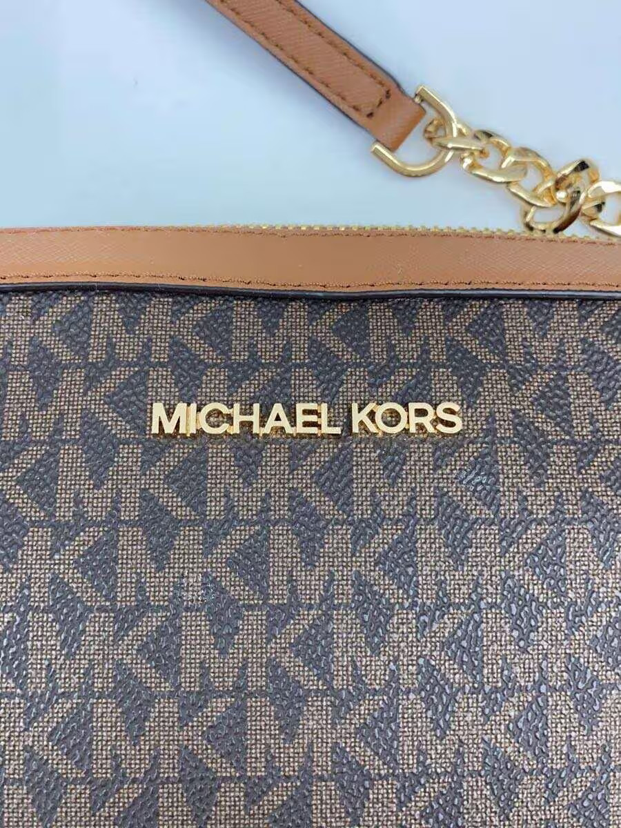 MICHAEL KORS Shoulder Bag Leather BRW All-Over Print pa-2101 thumbnail 5