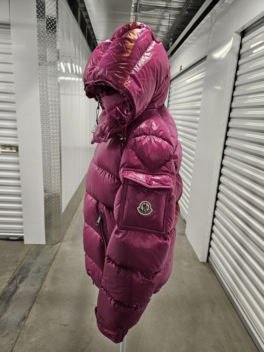MONCLER MYRTILLE GIUBBOTTO ピンク MONCLER FUSTET GIUBBOTTO Hooded Down Puffer Jacket Pink Size 0 | eBay