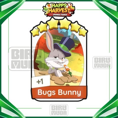 Bugs Bunny_ mono_poly _6 Star Sticker_ go_Fast respond 24/7