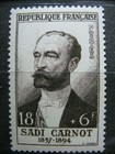 FRANCE n° 991 SADI CARNOT (1954) cote 25 euros