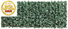 1-Piece Artificial Leaf Hedge Screen Privacy Fence Panel for Garden Ou