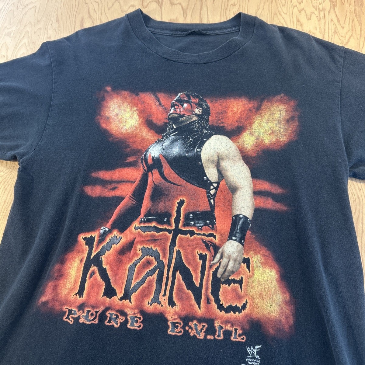 1998 Vintage WWF WWE Kane Wrestling T-Shirt Size XL 90s 1990s