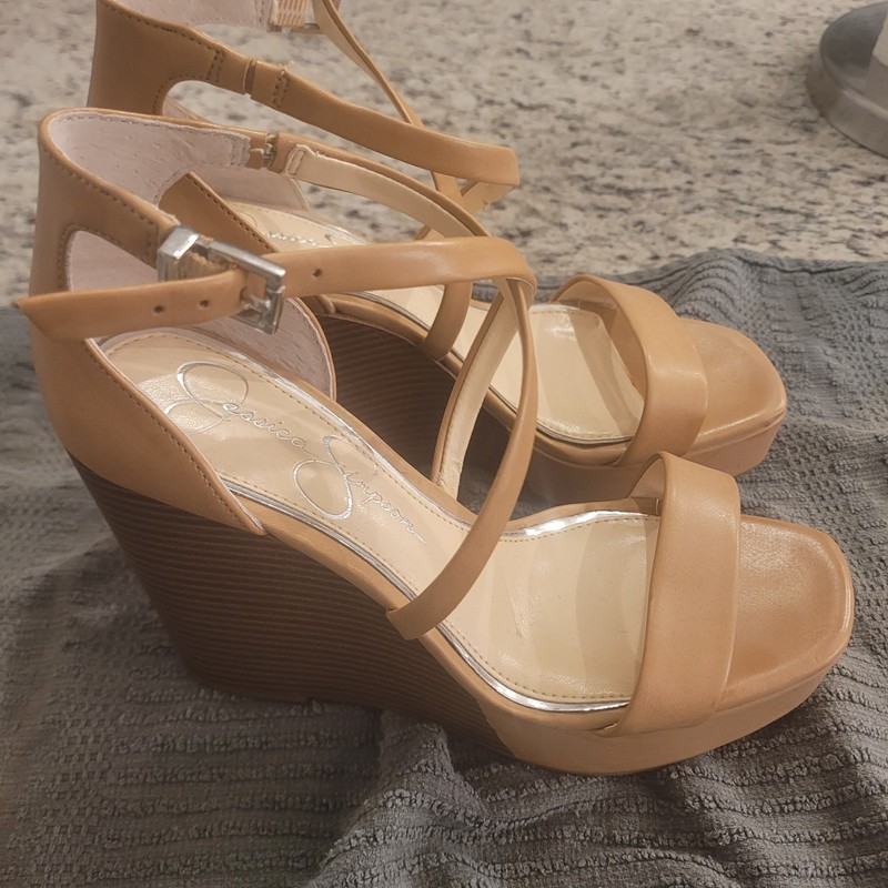 Jessica Simpson Womens Stassi Wedge Sandals Size 6M