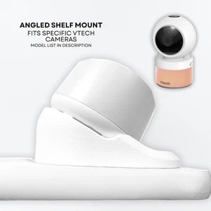 VTech Baby Monitor Shelf Mount | VM5263, BM5710 & More | 30° Angled