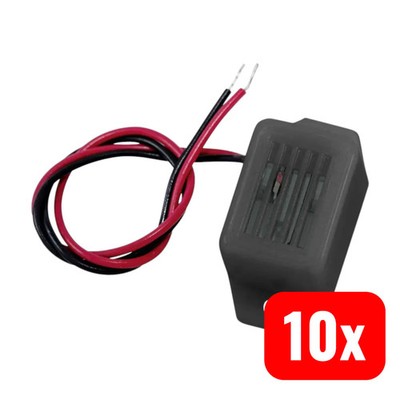 Signalgeber EMS 24L Summer Miniatur Summer 80 dB 24 V DC Natur 10 STÜCK