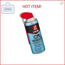 3-IN-ONE RVcare Window  Track Dry Lube with SMART STRAW SPRAYS 2 WAYS, 10 OZ