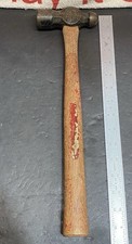 Vintage PLUMB 24 OZ Ball Peen Hammer Wooden Handle