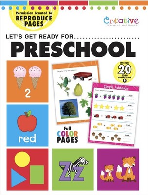 Creative Teaching Materials Let's Get Ready for Preschool Pre-K Workbook Edu...