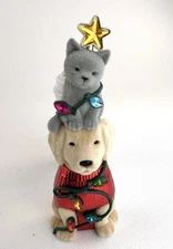 Bath Body Works Dog Kitty Cat with Christmas Lights Star Wallflowers Plug In