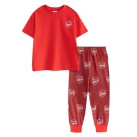 Arsenal Fc - Schlafanzug Mit Langer Hose FüR Jungen, KurzäRmlig (NS9490)