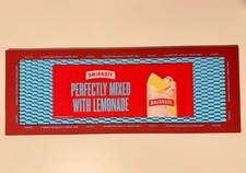 Smirnoff Bar Runner, Man-Cave Bar ‘Perfectly mixed with Lemonade’ 55cmx20cm