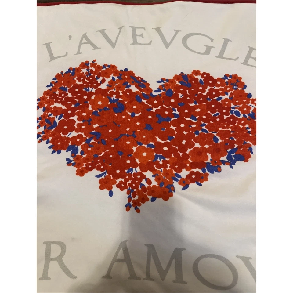 Gucci Manta Bebé Lavevgle Par Amovr Blanco Rojo Azul Floral 80x80 cm Auténtica Foto 2 de 4