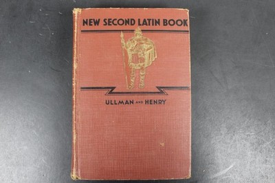 New Second Latin Book Ullman Henry 1936 Latin Textbook Classical Study HCDJ