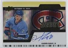 2022-23 Upper Deck Credentials Yellow 5/49 Kaiden Guhle #DTAAH-KG Auto 11w7