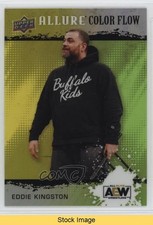 2022 Upper Deck Allure AEW Color Flow Yellow Green Eddie Kingston #R-21 READ z6b