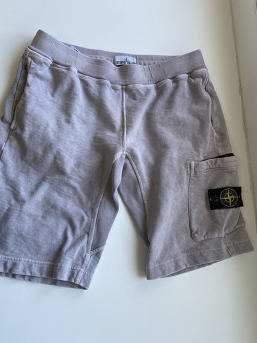 Stone Island | Medium Sweat Baumwolle Shorts Lounge Gym Cargo Tasche Reißverschlüsse Sommer