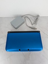 Nintendo 3DS XL Blue SPR-001 Console W/ Charger, Stylus & SD Tested & Works