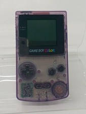 Consola de juegos retro Nintendo Game Boy color CGB-001 Clear Skeleton A2762