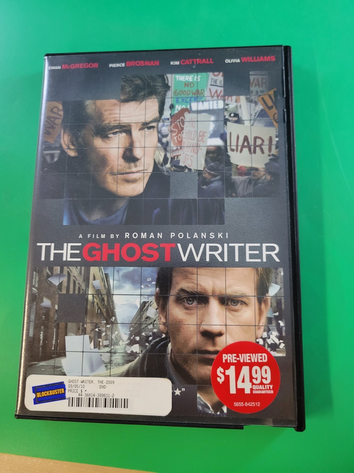 The Ghost Writer DVD