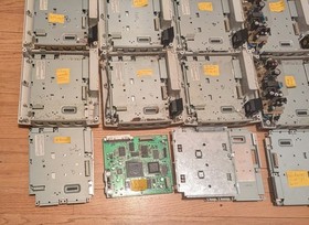 Huge Sega Dreamcast Console Parts Lot (Shell, Disc Drive, Motherboard, PSU)