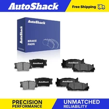 Front Rear Ceramic Brake Pad Set for 2007-2017 Toyota Camry