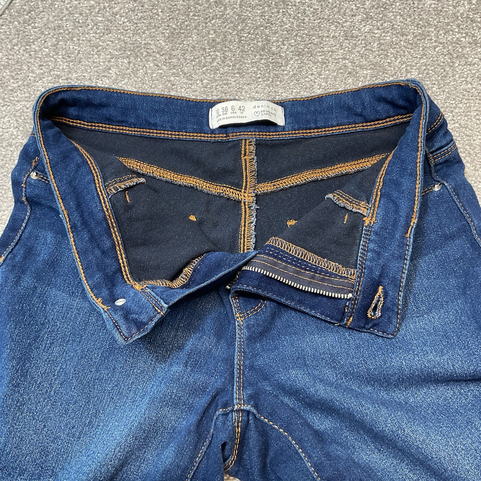 Primark Denim & Co. Stretch Skinny Knit Jeans Size 6 Women’s Medium Wash image 5
