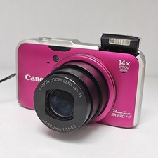 Canon PowerShot SX230 HS Pink Digital Camera 12.1MP 14x Optical Zoom Auto Focus