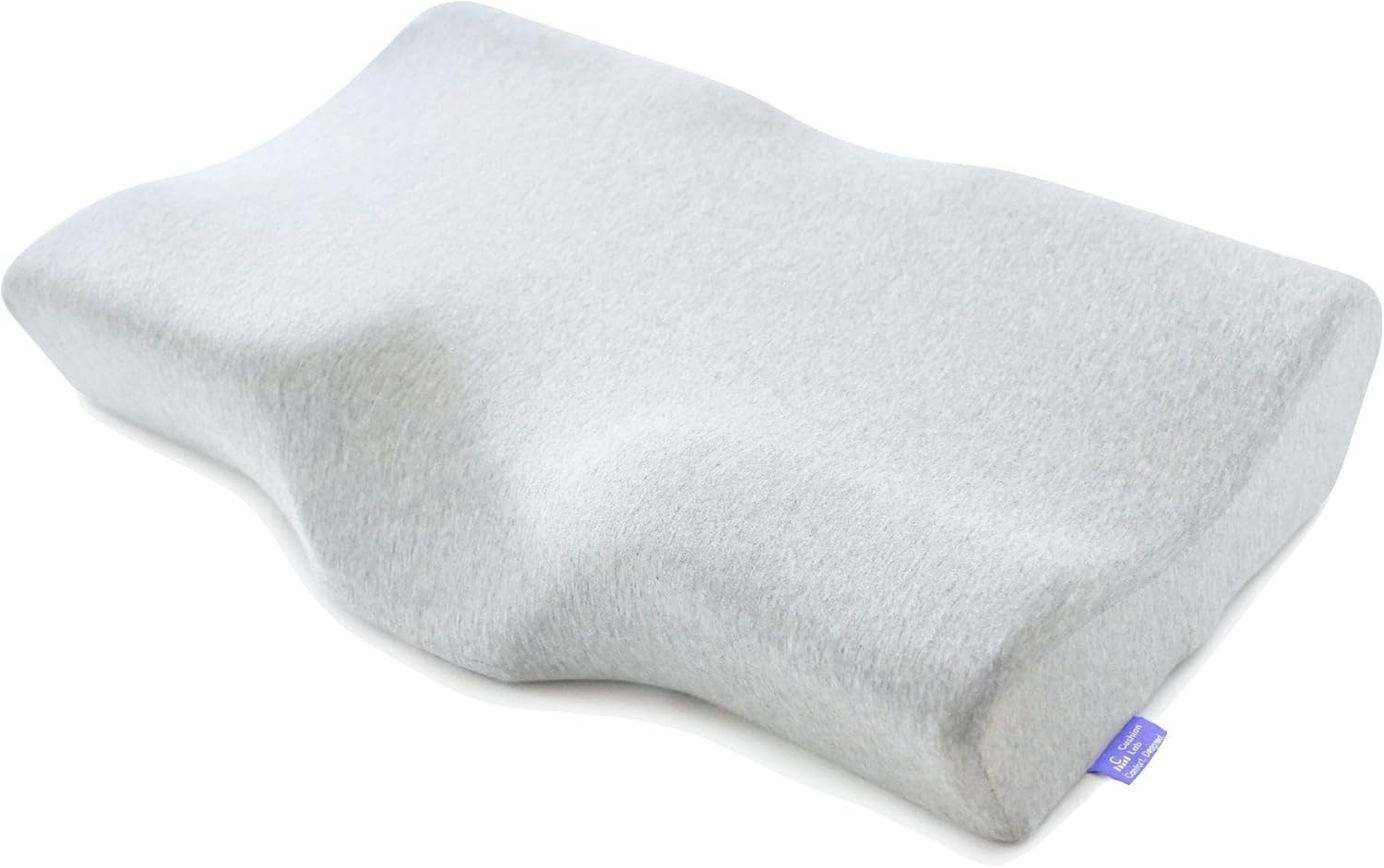 Cushion Lab Extra Dense Ergonomic Cervical Pillow Firm Neck 