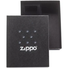 Chic Lighter Gift Set: Includes Brass Gift Box, Fluid & Replacement Flints