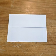 5x7 Envelopes White Square Flap for Invitations Set of 100