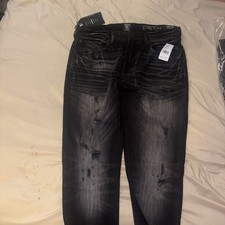 Prps Men's Cayenne Jeans Size 33 Inseam Black Stretch Super Skinny Fit NWT