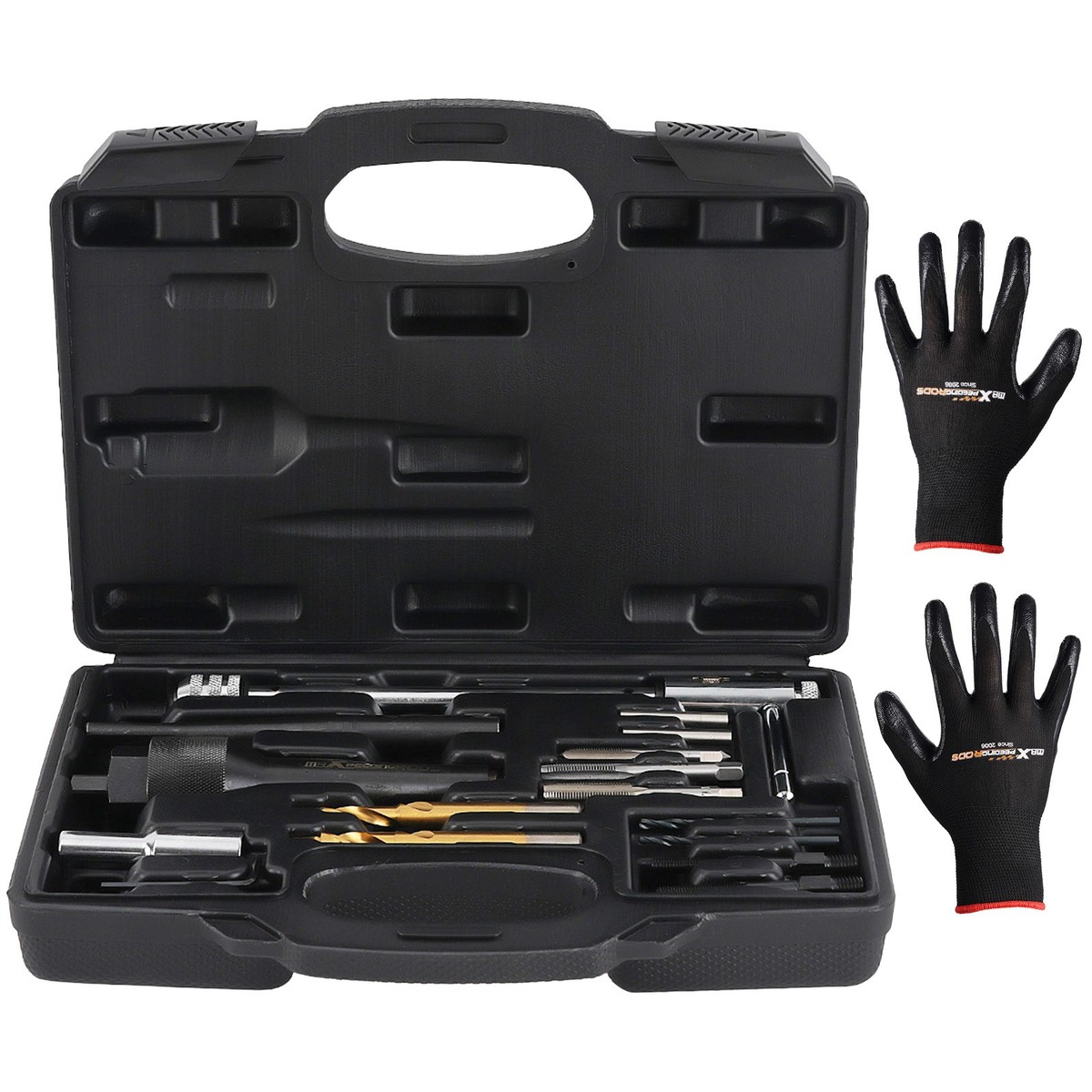 ISINEVER Glühkerzen-Ausbohrwerkzeug Set M8 & M10 – 16-teilig Für VW, Audi, Mercedes, Opel, Seat U.a ISINEVER Glühkerzen-Ausbohrwerkzeug Set M8 & M10 – 16-teilig Für VW, Audi, Mercedes, Opel, Seat U.a