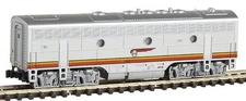 KATO N Scale EMD F7B AT&SF Locomotive War Bonnet 176-2211