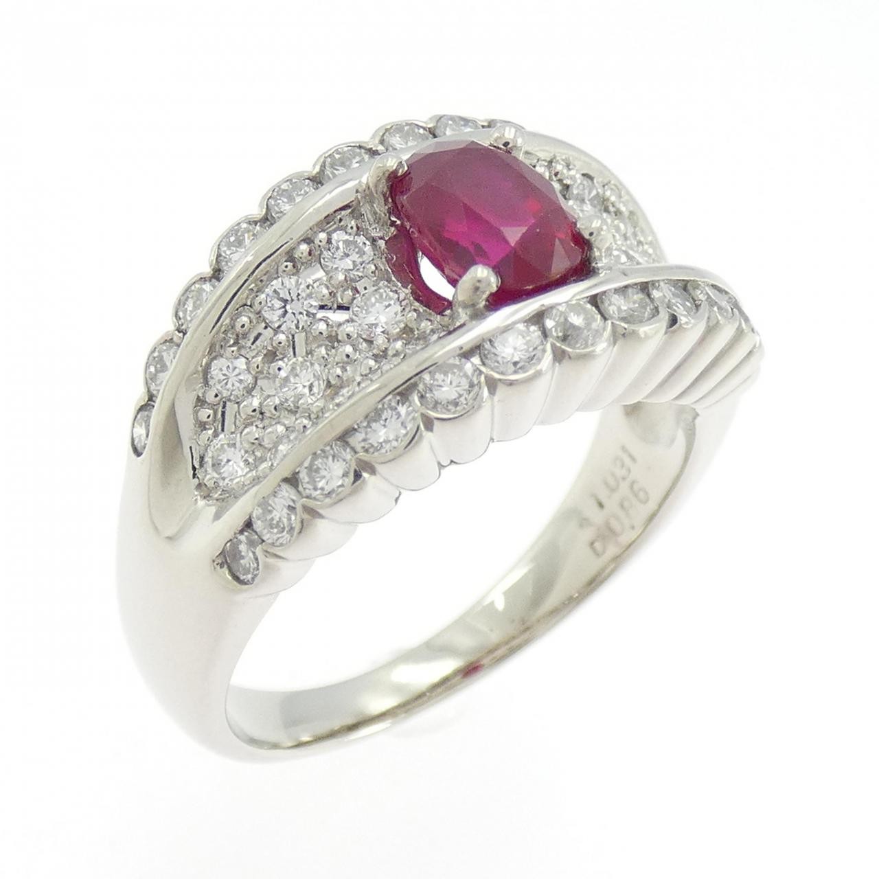 Authentic PT900 Ruby Ring 1.031CT #230-000-307-04… - image 1