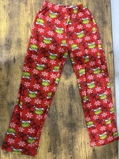 Kids grinch pj pants L 12/14