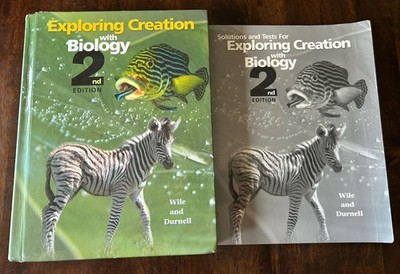 Apologia Exploring Creation with Biology 2nd Ed Text+Solutions+Tests