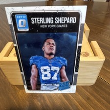 Panini Donruss Optic Sterling Shepard #194 Rated Rookie New York Giants NFL Card. rookie card picture