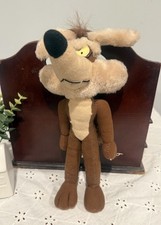 Vintage Wile E Coyote Plush Looney Tunes Warner Bros 1997 Stuffed Toy