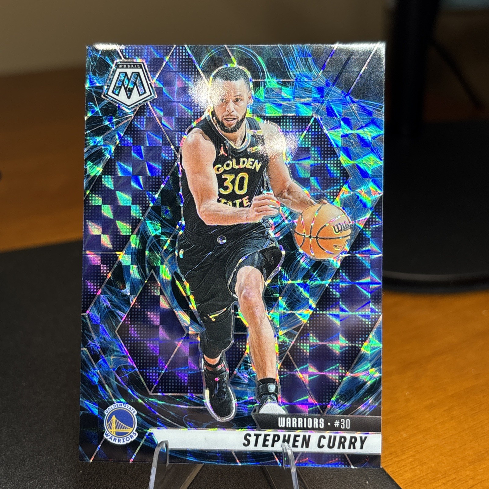 2024-25 Panini Mosaic - Stephen Curry #163 Genesis Mosaic Prizm
