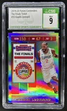 2019-20 Panini Contenders Kawhi Leonard The Finals Ticket #/65 Clippers CSG 9