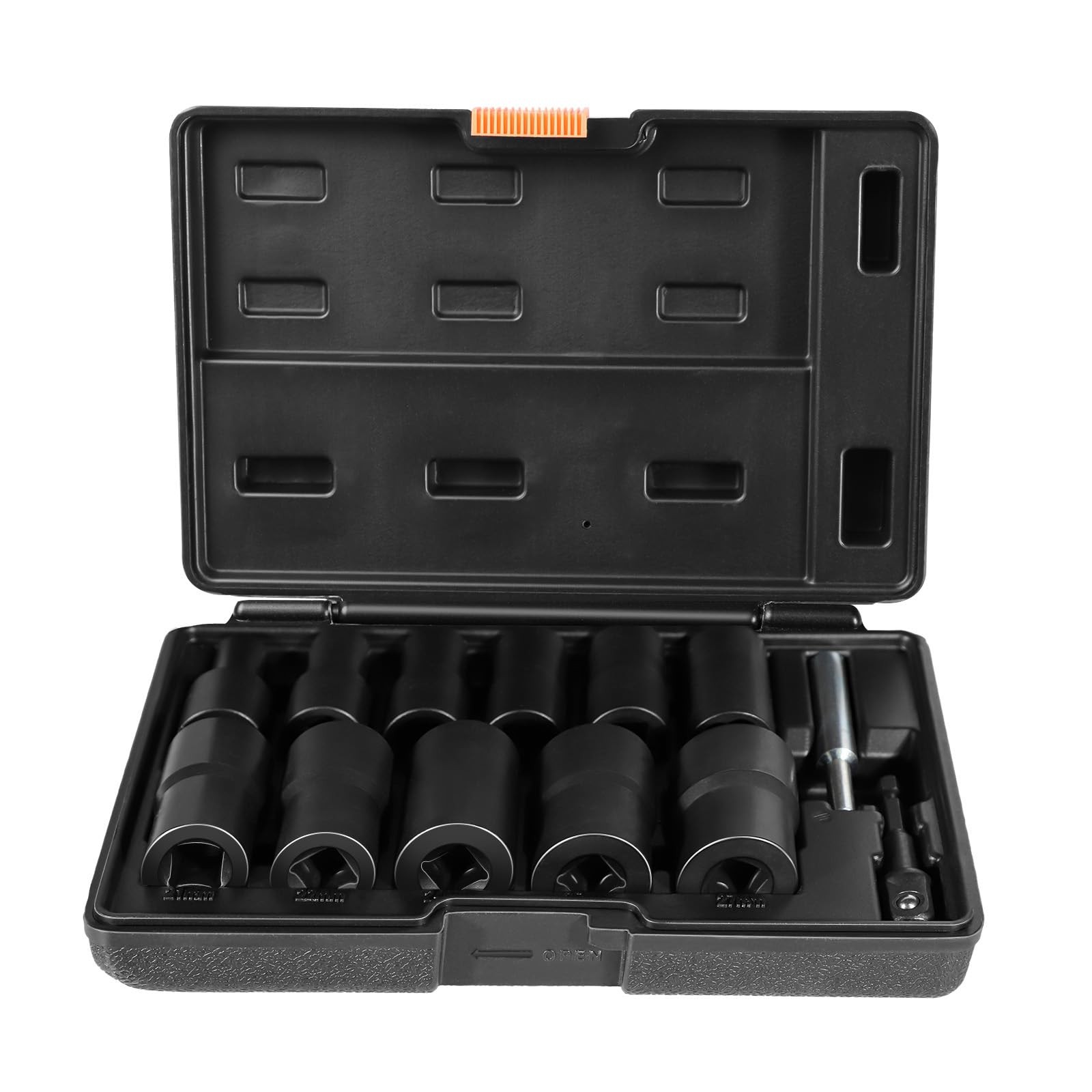 13-Piece Bolt Nut Screw Extractor Set - Professional Remover Socket Tool Kit