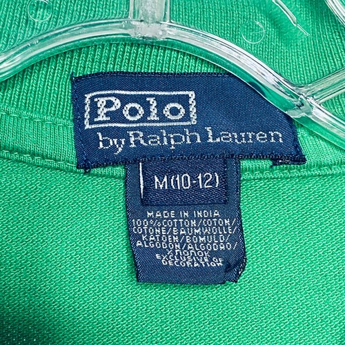 Polo By Ralph Lauren Boy's Polo Shirt Golf Short Sleeve Green Size Medium - Picture 8 of 8