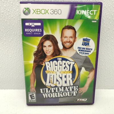The Biggest Loser ~ Ultimate Workout (Xbox 360 Kinect, 2010) Disc with Manual
