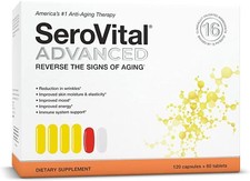 SeroVital Advanced Dietary Supplement NIB 120 Capsules + 60 Tablets 