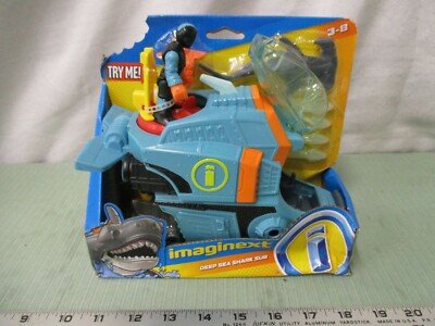 Fisher-Price Imaginext Shark Underwater Scuba NEW Sub Deep Sea hammerhead toy