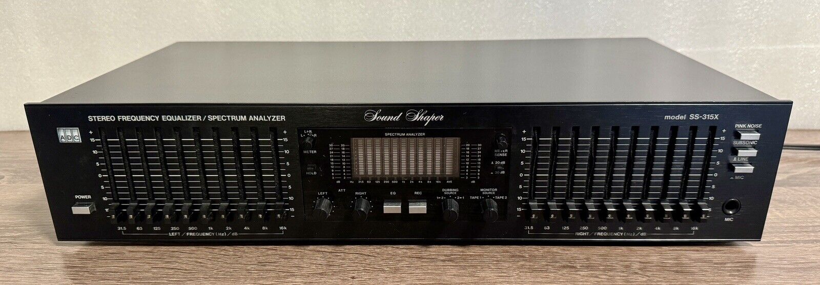 ☆ ADC エーディーシー SS-115X グラフィック ADC Sound Shaper SS