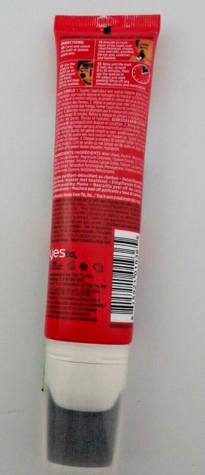 Yes To To Tomatoes Clear Skin Detoxifying Charcoal Peeling - Off Máscara Facial - Fl Oz 2 - Imagem 2 de 3