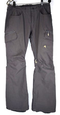 Burton Gloria Pants Ski Insulated Snowboard Waterproof Womens M Charcoal Grey